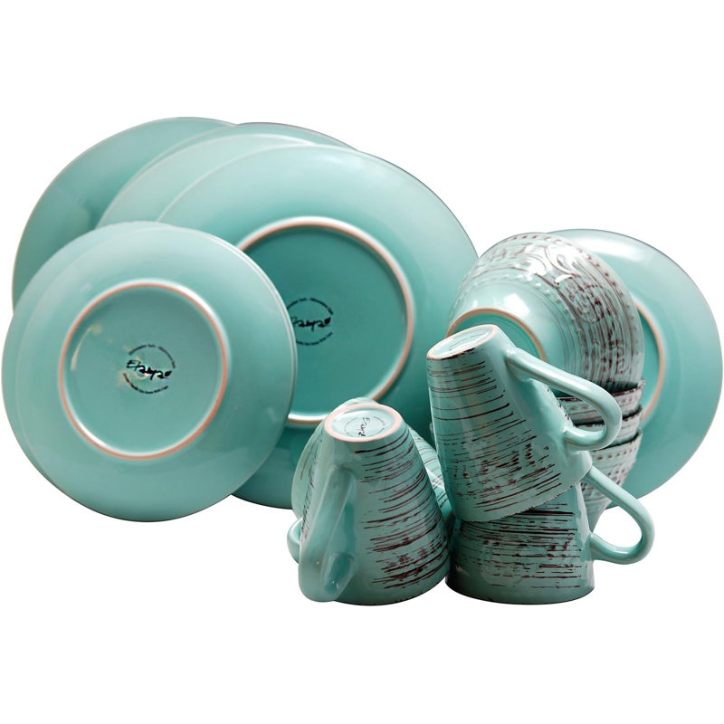 Piece Stoneware Dinnerware Set - Service for 4