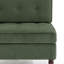 Fauteuil capitonné en velours côtelé-1283549082