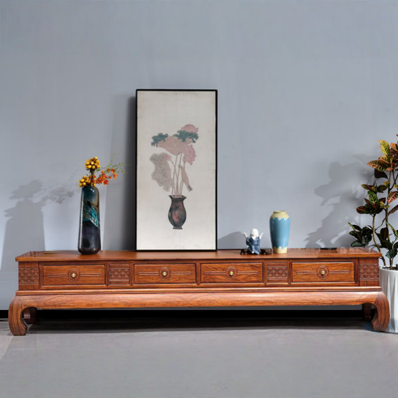 Creative Minimalist TV Stand, 17.72"H x 86.61"L x 17.72"W