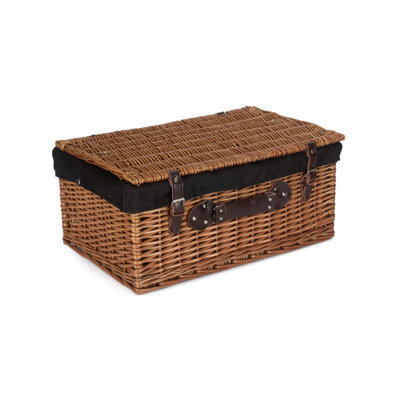 Wicker Basket with Lining