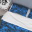 Camouflage bleu tendance - ensemble de housse de couette abstrait - microfibre de polyester