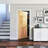 80-in 6-Panel Solid Wood Primed Slab Door-50273720-50280858