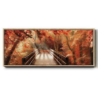 Autumn Bridge - Toile encadrée