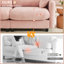 Canapé en chenille 74 "avec repose-pieds Cloud-378645606
