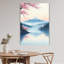 Art mural East Glass Misty Lake Landscape-1885024973