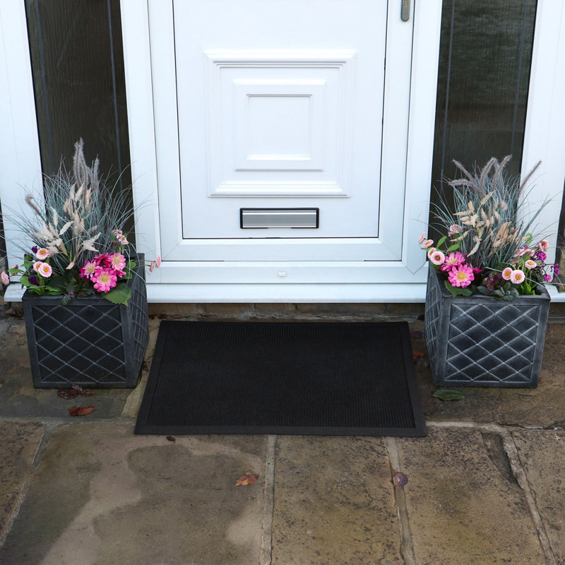 Non-Slip Outdoor Doormat, Rectangle W60 x L80 cm
