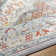 Machine Woven Blue/Brown/Grey Indoor Rug