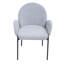 Small teddy velvet dining chair-263734088