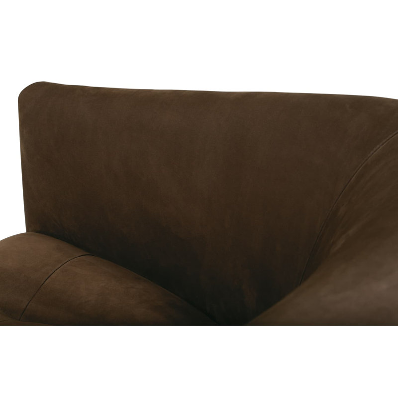 Pate Dark Chocolate Leather Chair