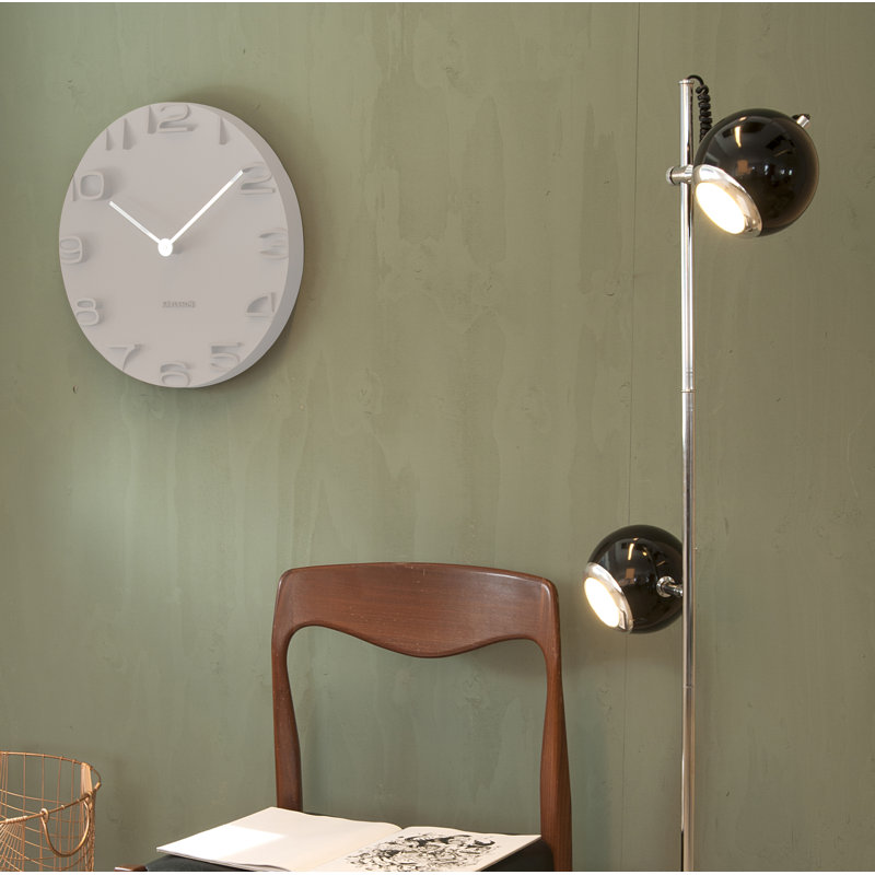 Wall Clock, Grey