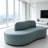 Curved Freeform Settee Sofa