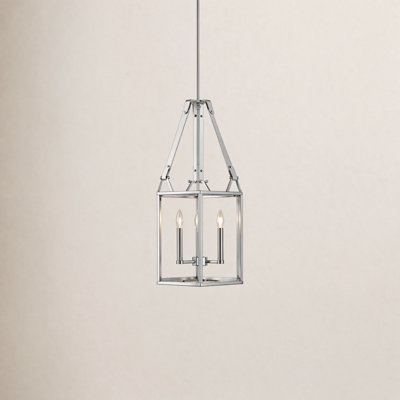 3 - Light Dimmable Lantern Chandelier