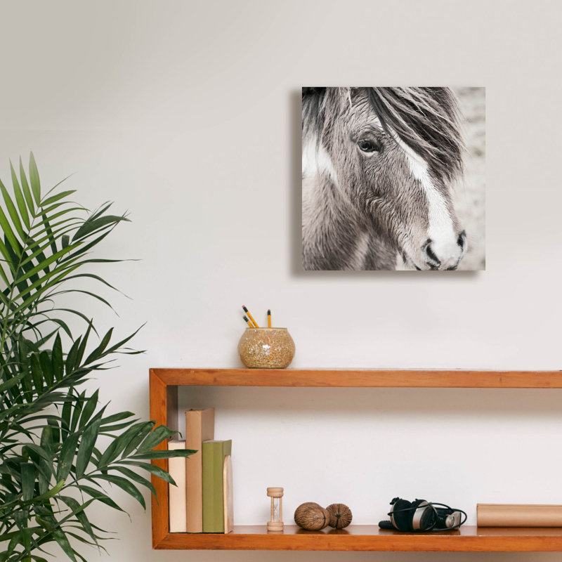 Winston Porter 'Elska 3 Bw' by Laura Marshall Canvas Wall Art, 18" x 18", H 12 po x l 12 po x P 0,75 po