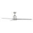 Ameelah 56" 3 - Blade LED Standard Ceiling Fan in Brushed Nickel with Remote Control and Light Kit Included-1083959701