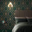Geometric Metallic Wallpaper Double Roll
