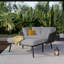 120cm Wide Straight Patio Daybed with Cushions
