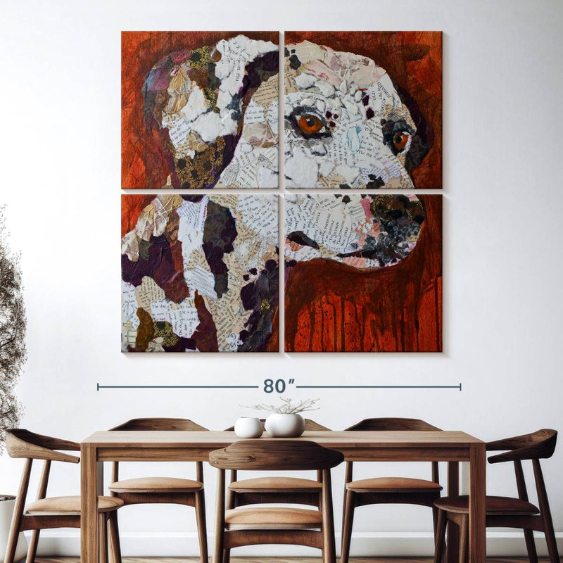 Brampt Fired Up, 74" H x 74" W