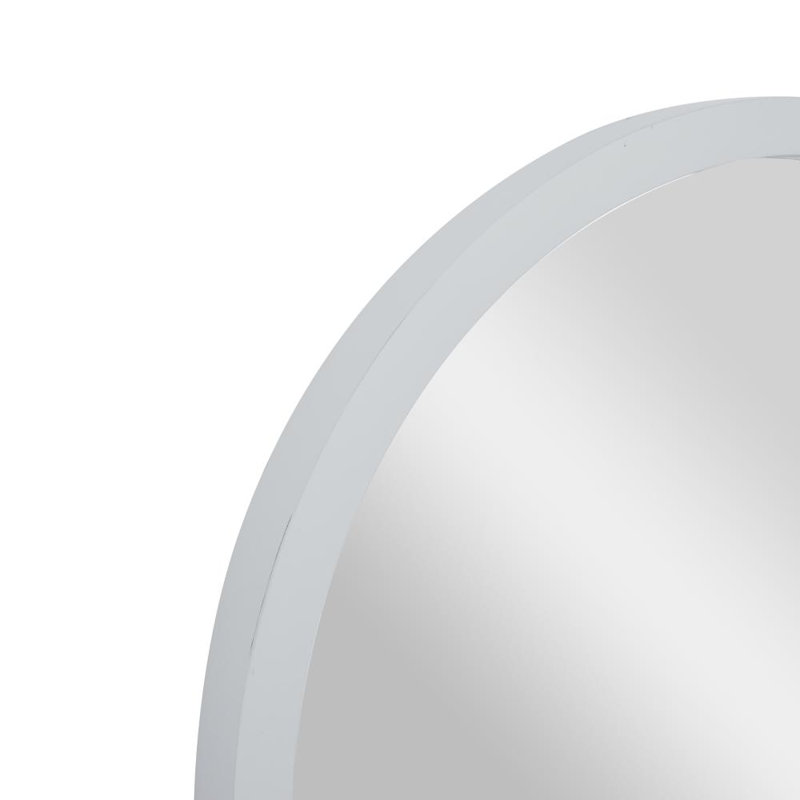 Miroir mural, 30 po x 30 po, Blanc