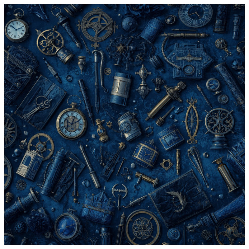 Steampunk Mechanical Objects Comforter, Twin