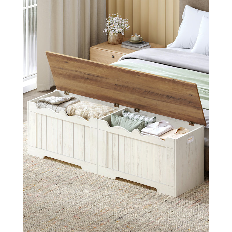 Accent Trunk, White and Brown