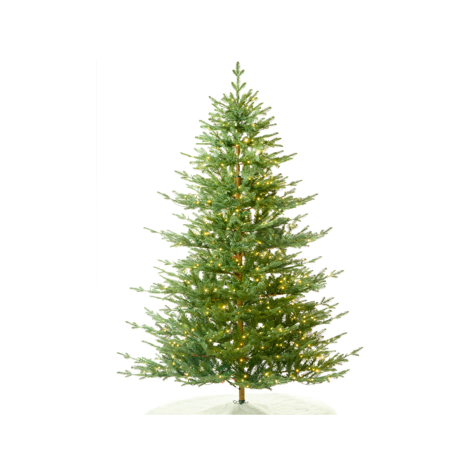 Lighted Artificial Christmas Tree - Stand Included, 9ft, Pre-Lit