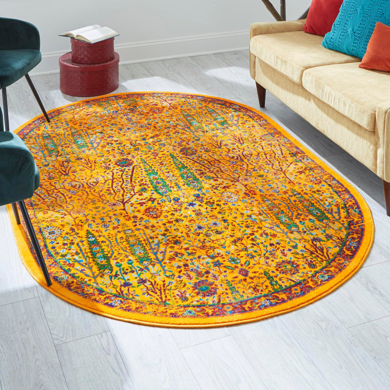 Indoor Rug, Oval 5'3" x 8'