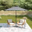 Parasol de jardin extérieur solaire 9 pi x 9 pi Yolanda Yolanda-1162701139