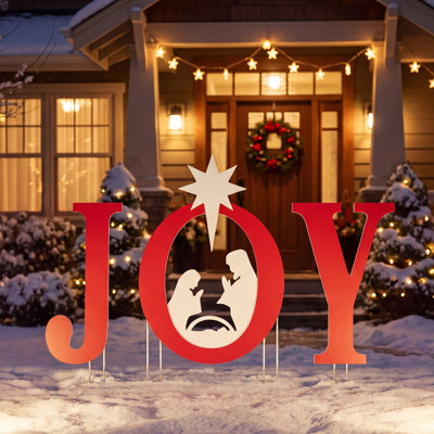 Staked Nativity Garden Stake