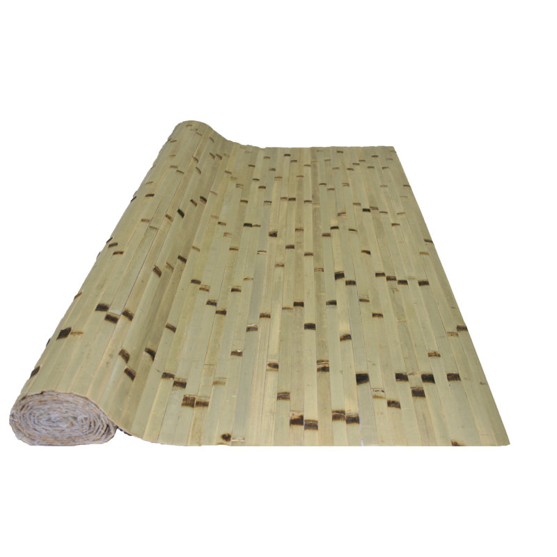 Raw Green Burnt Bamboo Wall Paneling Wainscoting Decor