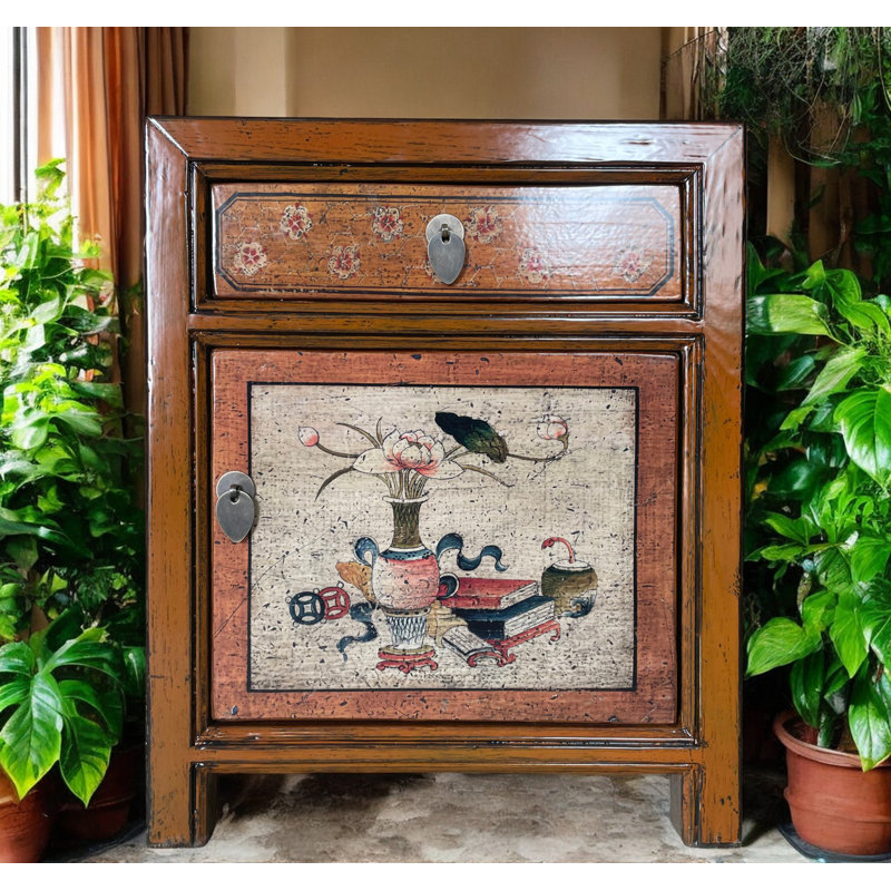 Bouie 45cm W Solid Wood Bedside Table