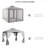 9.6X11.6FT Gazebo Steel, Mosquito Net For Garden Use With Double Roof (Gray)-125125614