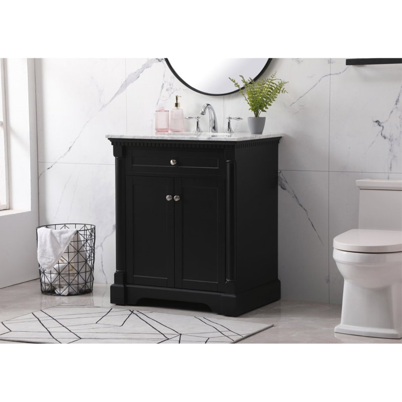 Ensemble de meuble-lavabo simple 30 po, Vert