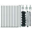 Vidaxl Chain Link Fence With Posts Steel-116797829-116797833
