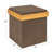 Versatile Boucle Ottoman With Hidden Storage-101973721