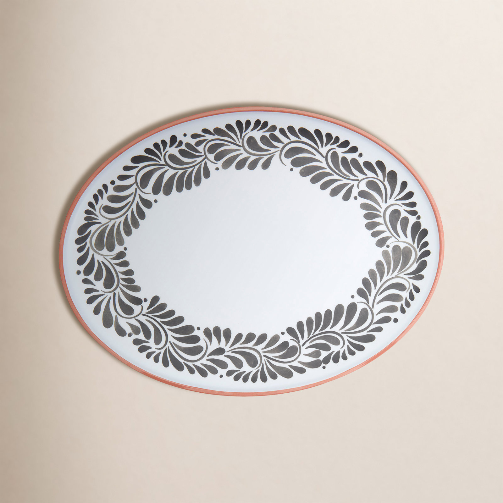 INFUSE Lebrillo Platter, Black/White