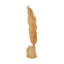 Sculpture en bois de teck brun