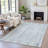 Machine Washable Indoor/Outdoor Xhevrie Mint Rug-112171428