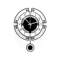 Sharinda Wall Clock for Living Room Decor, Decorative Modern Wall Clocks with Pendulum