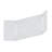 Large 53.5" wide x 23.5" high Clear Acrylic Tri Fold PLEXIGLASS Protective Shield, Sneeze Guard, Personal Barrier, adjustable heights for pass through on the bottom