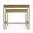 Lenny Gold 2 Piece Glass Nesting Tables
