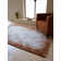Abrienne Soft Shiny Border Orange/Grey Rug