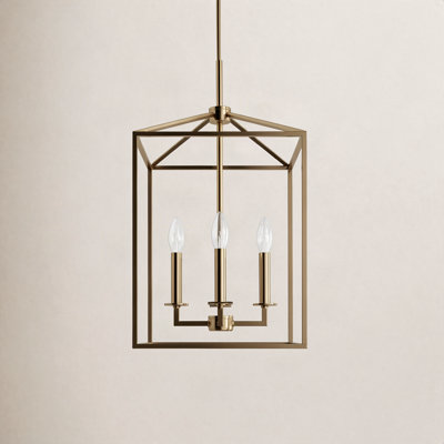 Ellis 4 - Light Dimmable Lantern Chandelier