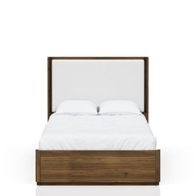 Élégant lit plateforme de style traditionnel