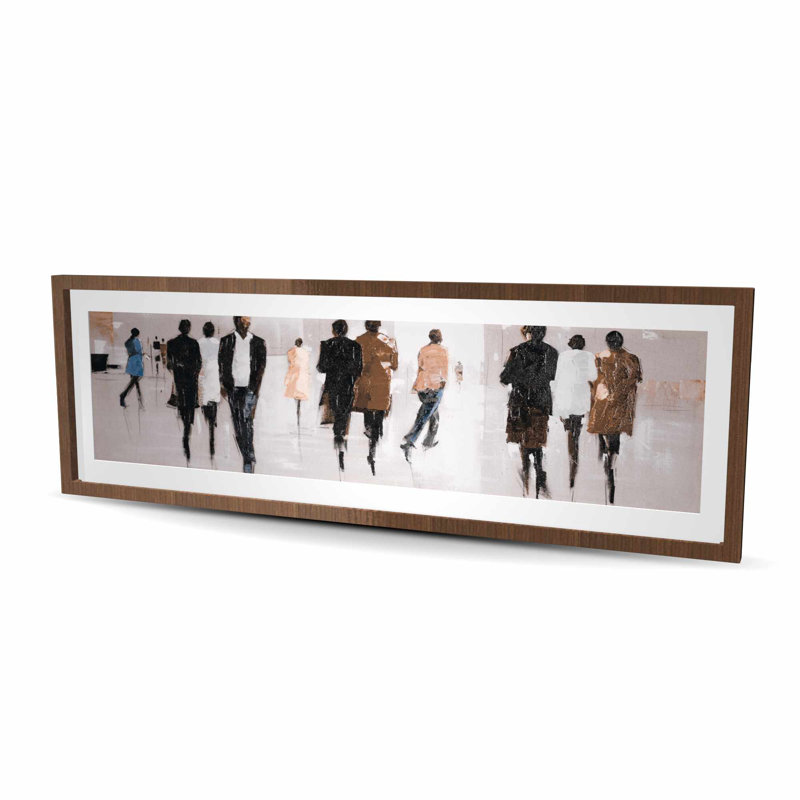 Reproduction mate encadrée Avenue Livingroom