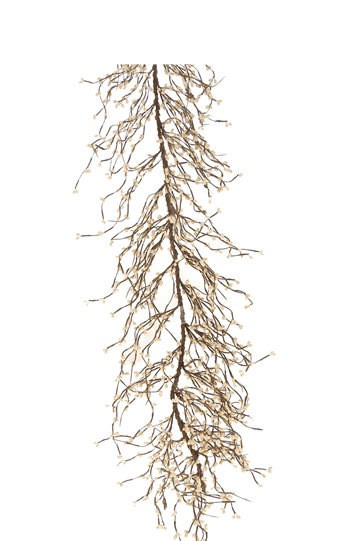 48'' in. Faux Berry Garland, Cream