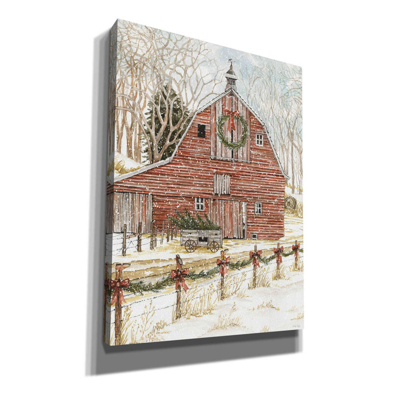 «Ready for the Holidays» par Cindy Jacobs, art mural sur toile, H 54 po x l 40 po x P 1,5 po