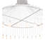 Lustre 30 lumières 96 "de large Alva