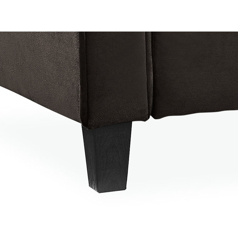Arsaluis Upholstered 56.3'' Loveseat, Coffee Polyester