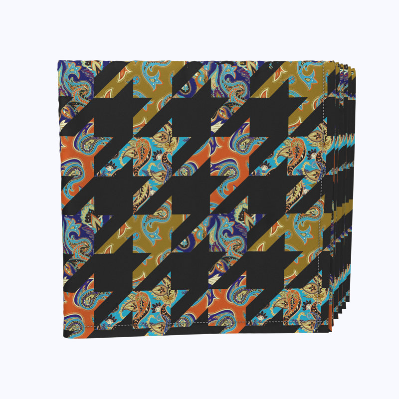 Polyester Paisley Square Napkin