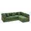 Canapé-lit modulaire pliable en L de Boneless-184689022